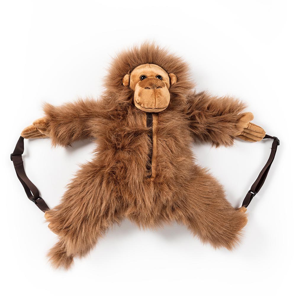 Kids Plush Monkey Orangutan Animal Backpack - Biancolatte